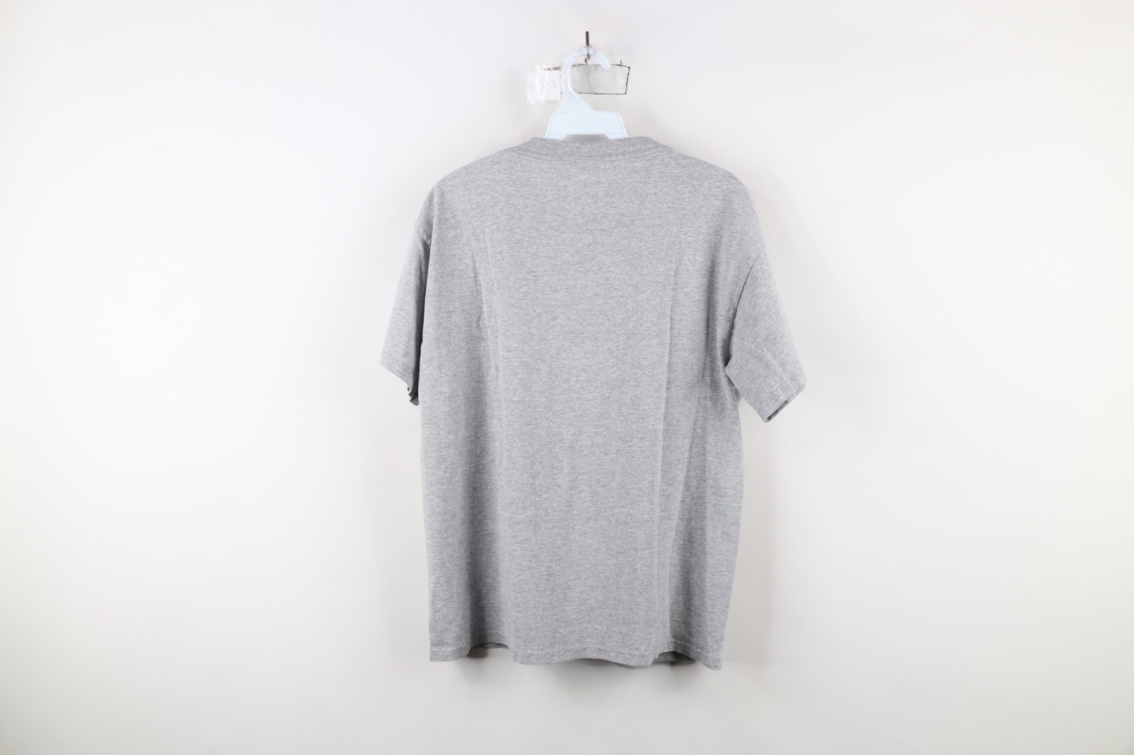 Vintage Asics Mens Size Medium Spell Out Block Letter Short Sleeve T-Shirt Gray