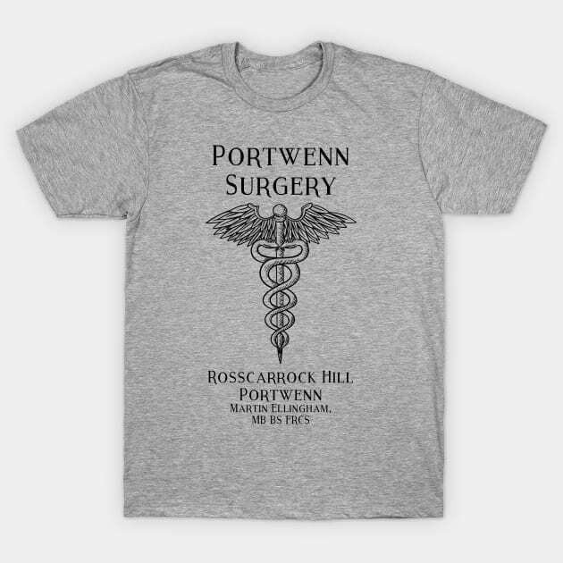 Portwenn Surgery Port Isaac Doc Martin Cornwall T-Shirt S-5XL Fast Shipping