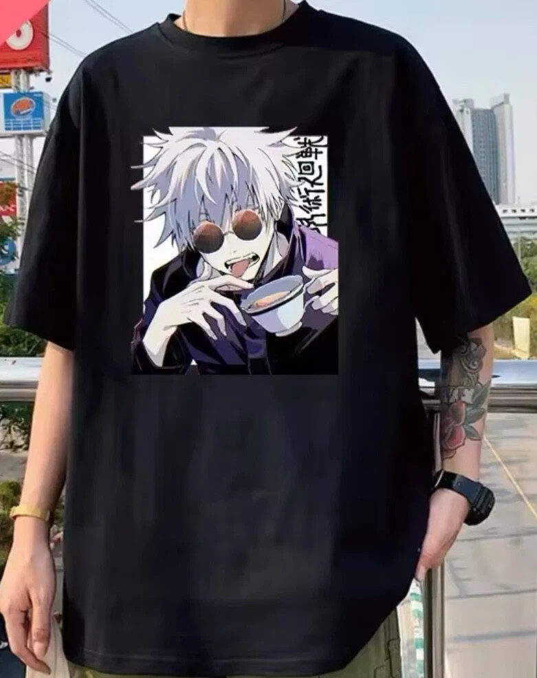 Jujutsu Kaisen Grapic tee Satoru Gojo anime unisex male and female anime T-shirt