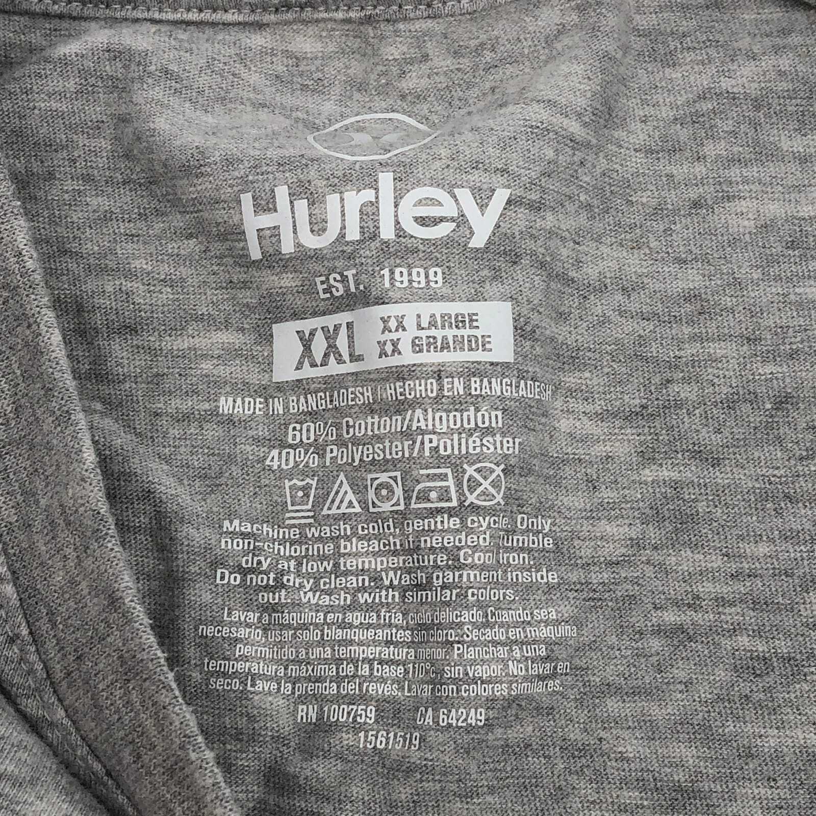 Hurley Gray Classic T-Shirt | Perfect for Any Occasion