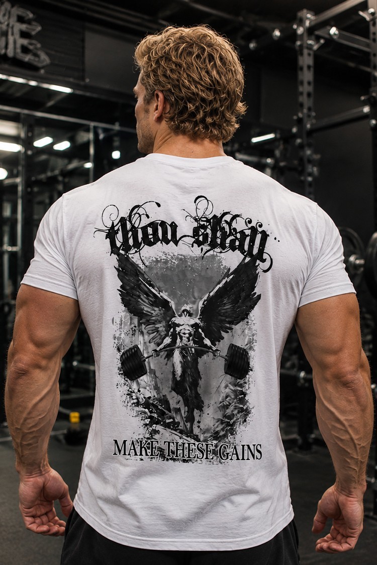 Iron Gods Archangel Gym Shirt Gym Pump Cover Christian Gym Clothing