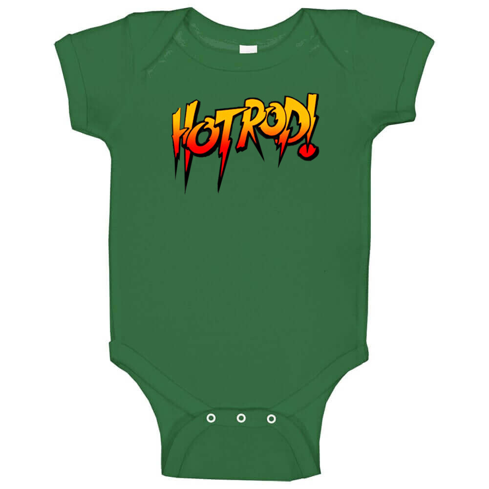 Hot Rod Rowdy Roddy Piper Retro Wrestling Baby One Piece