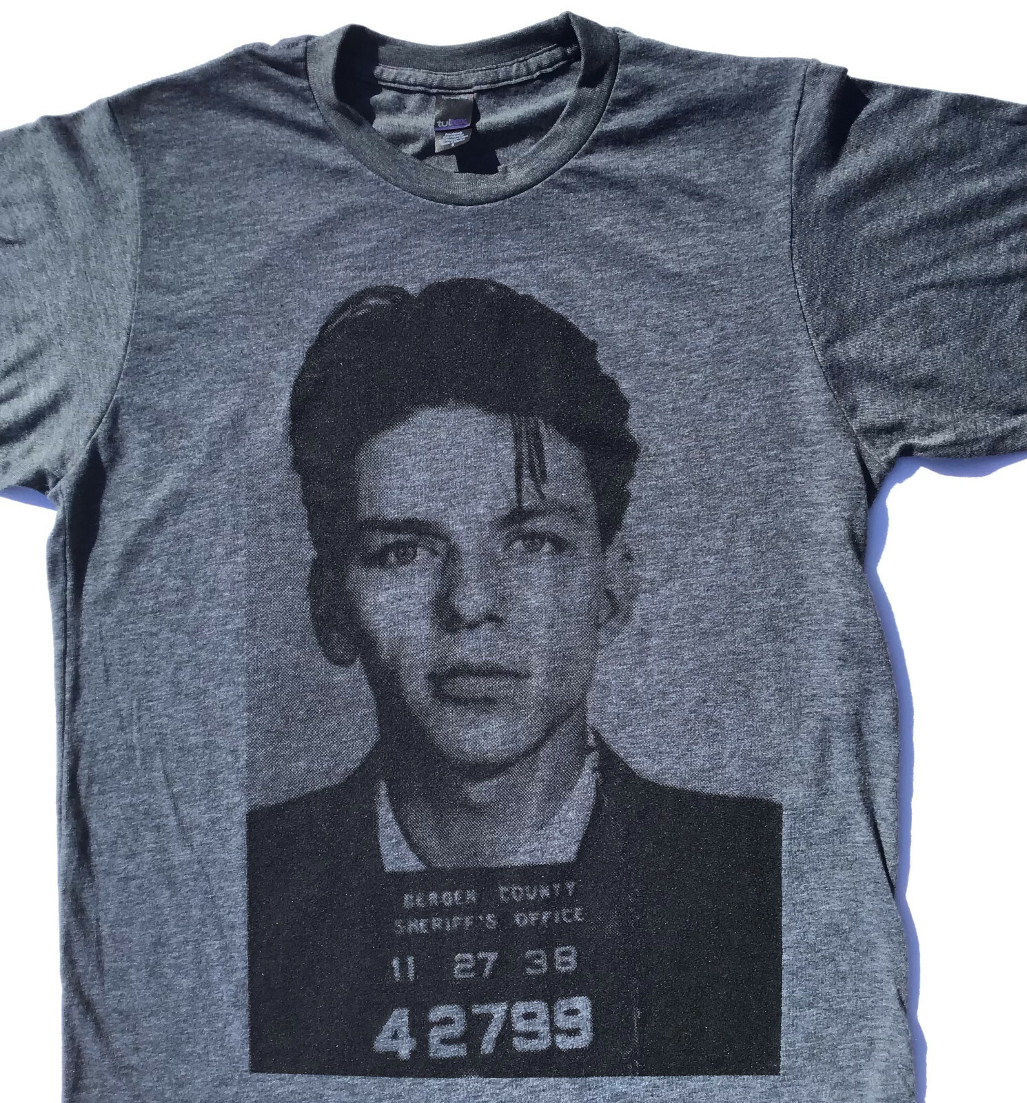 FRANK SINATRA MUGSHOT T-SHIRT $25 SMALL-3XL FREE SHIP OUTLAW GRAPHIC TEE NEW
