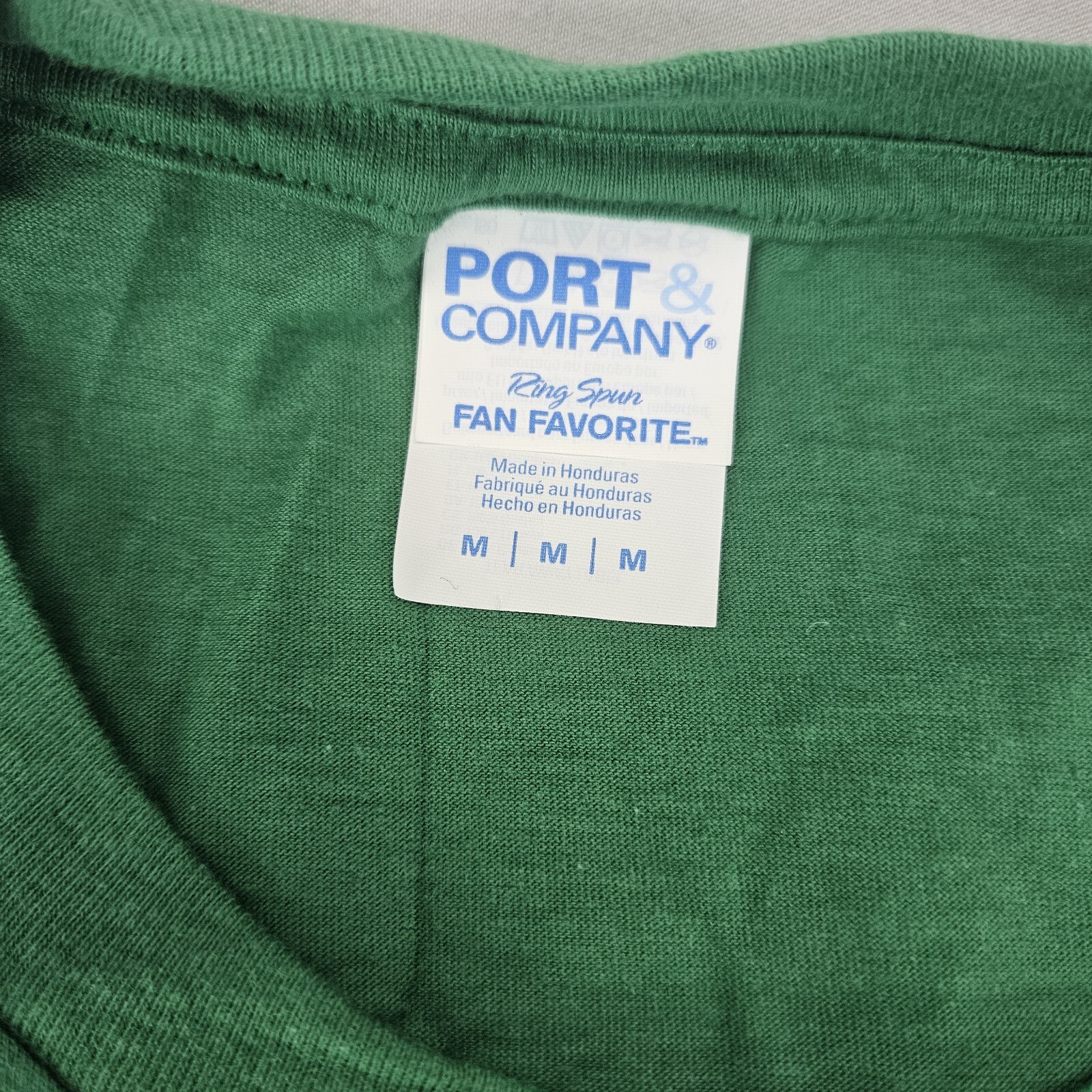Men Team Sports Winners Wear Green T-Shirt Color Green Sz M