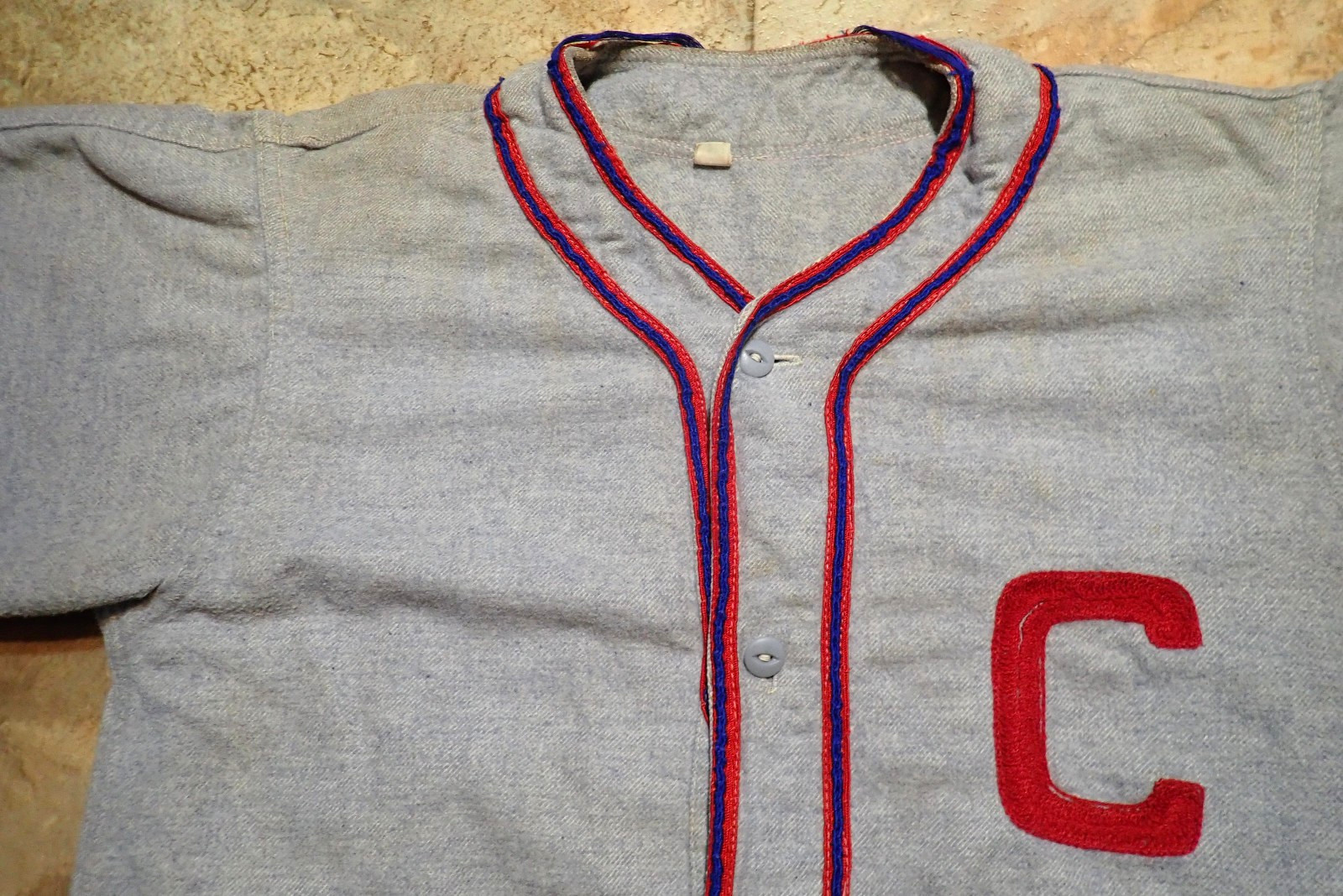 Rare Vintage 1930s 40s Baseball Flannel Jersey Antique Uniform Set Shirt Pants