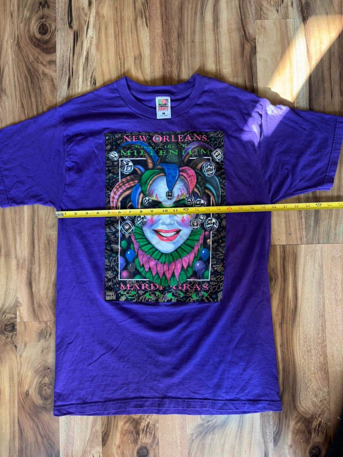 NEW ORLEANS MILLENIUM 2000 Y2K MARDI GRAS Shirt Artwork By Andrea Mistretta