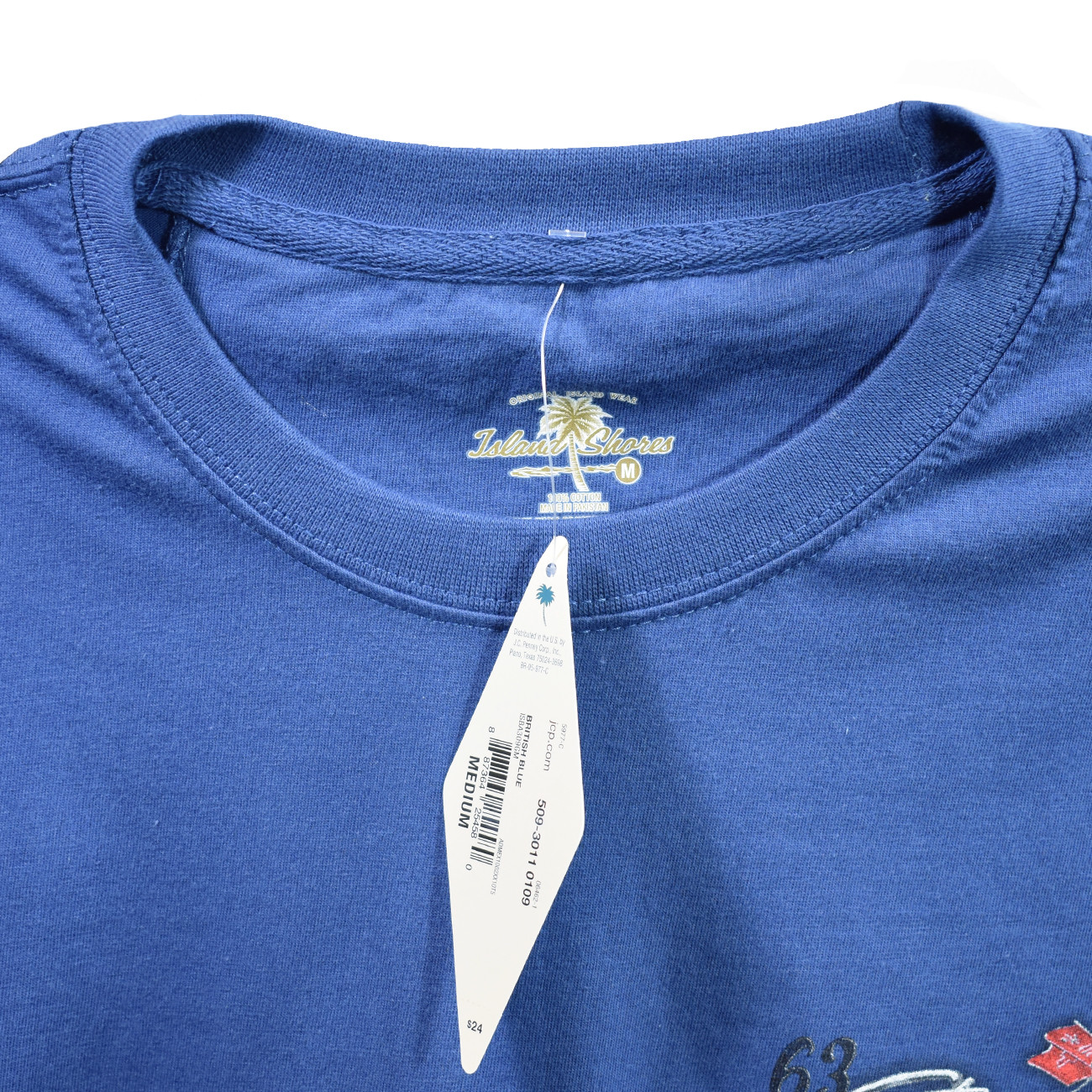 Men’s T-shirt -Chevrolet 1963 Stingray-Racing 427-Island Shores-Classic Cars NWT