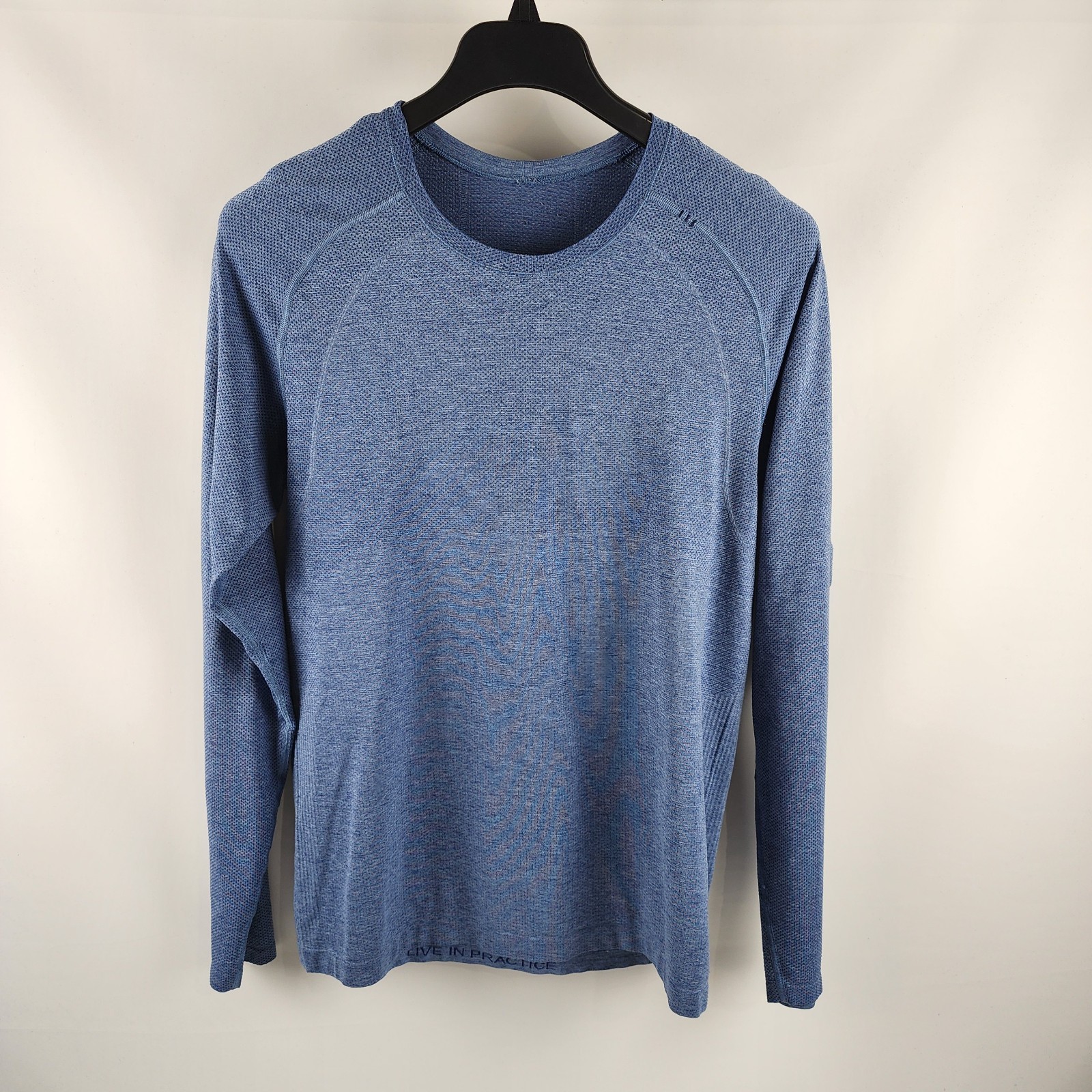 Lululemon Shirt Mens No Tag Blue Metal Tech L/S Pullover