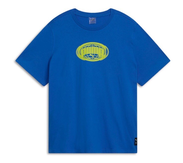 NWT Mens Puma T Shirt. Graphic Tee Short Sleeve. Sz 3XL & Blue. Forever Better