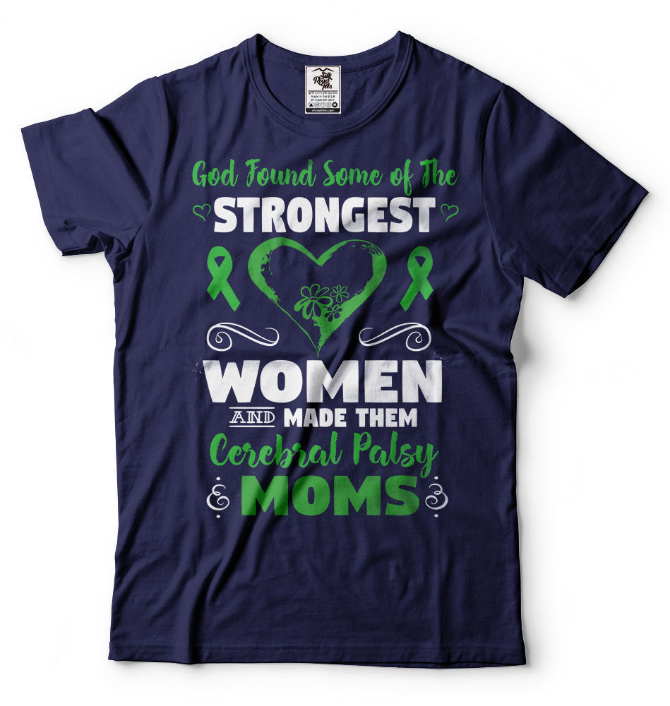 Cerebral Palsy Mom T-shirt Cerebral Palsy awareness Strongest Mother Tee Shirt