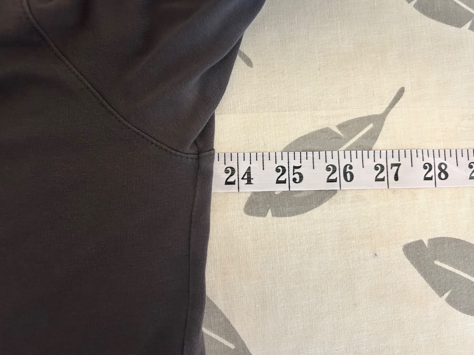 Patrick Assaraf Mens XXL Henley Shirt Vintage Sage Khaki Grey Pima Cotton