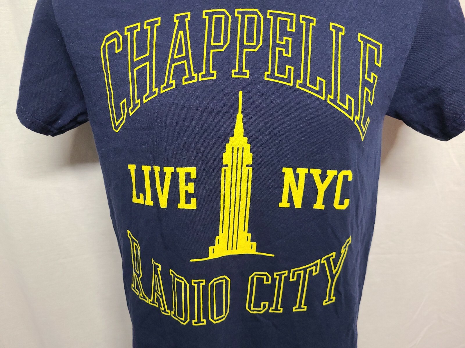 2017 Dave Chappelle Radio City Music Hall NYC Adult Small Blue TShirt
