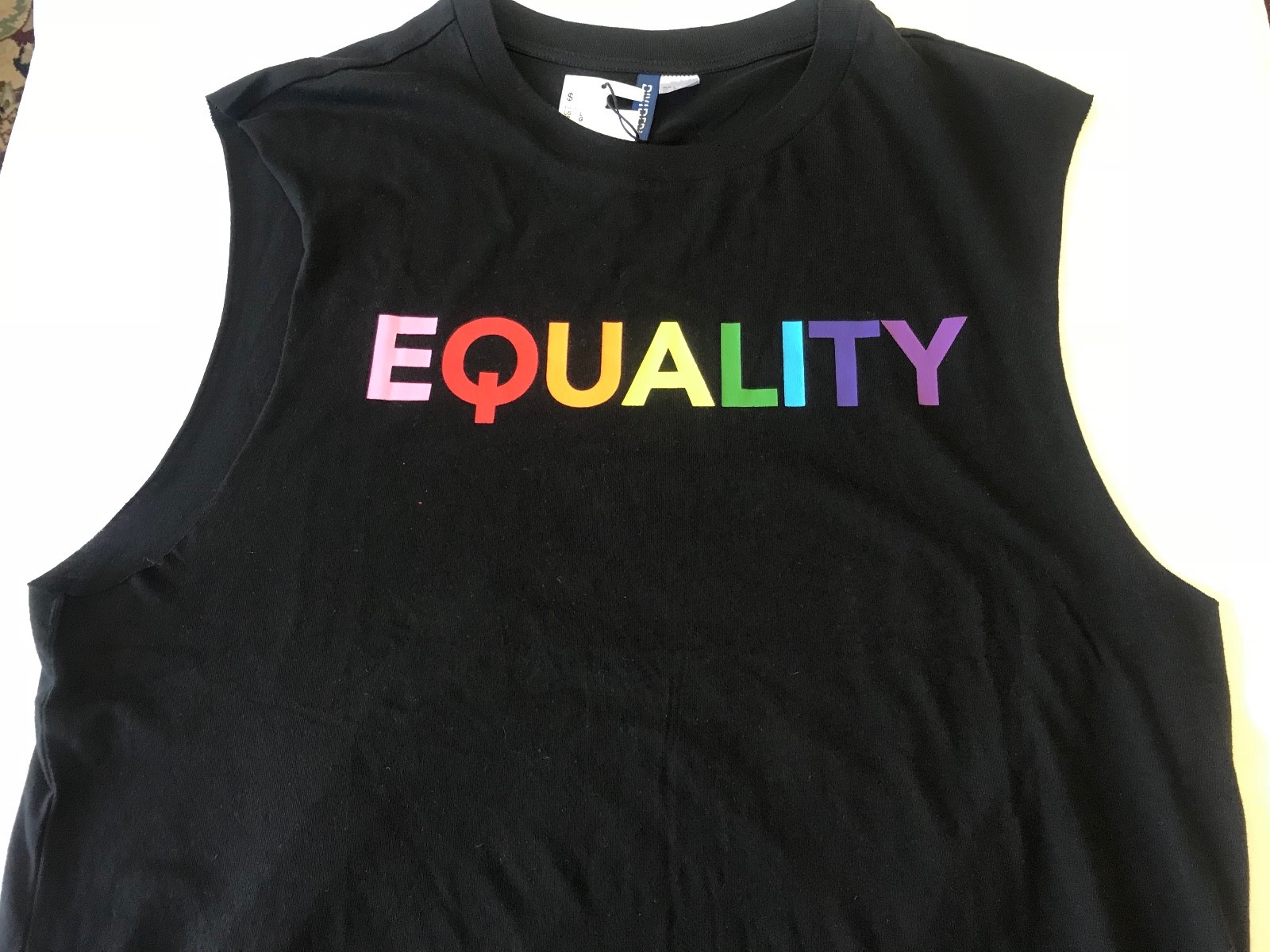H&M EQUALITY Gay Pride TANK TOPS Sizes XS, S, M, L, XL New With Tag