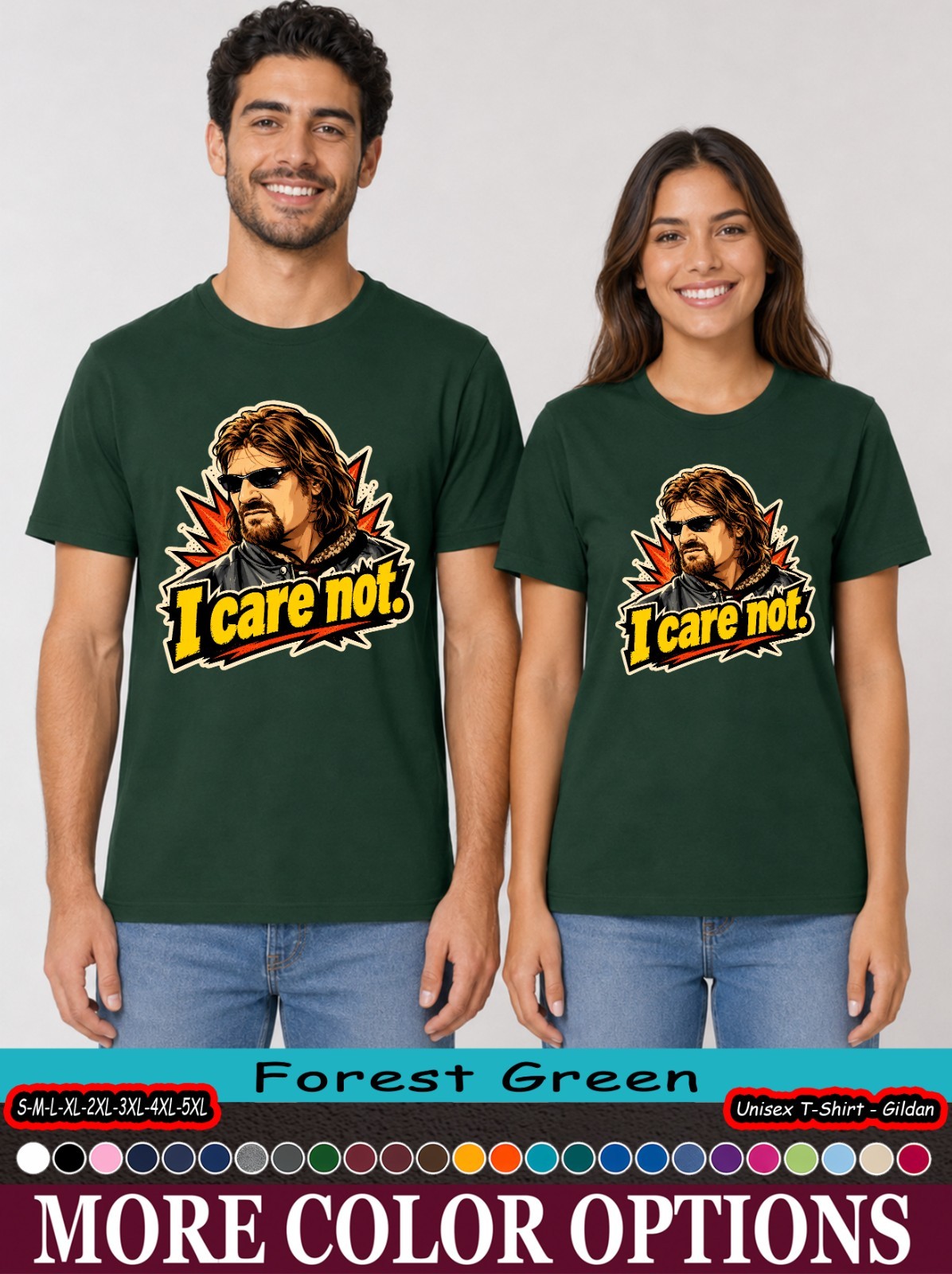 Funny I Care Not Shirt, Medieval Warrior Meme Graphic Tee