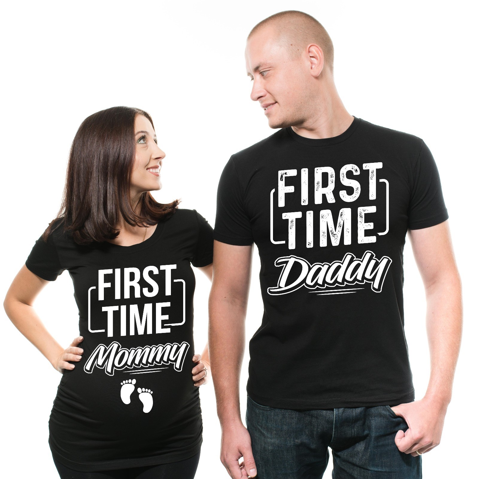 Pregnancy Shirt Matching Couple T shirts Pregnancy Announcement Maternity Shirt