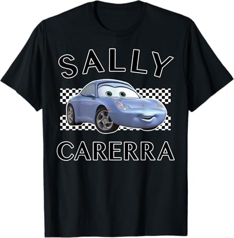 Disney Cars Sally Carerra Finish Graphic T-Shirt Size S – 5XL Gift For Friends