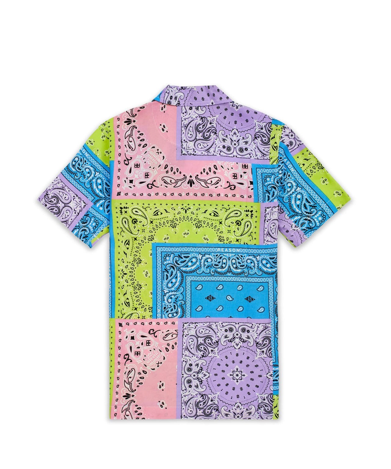 New Bandana Paisley Print West Coast Inspired Short Sleeve Shirt Men’s Large