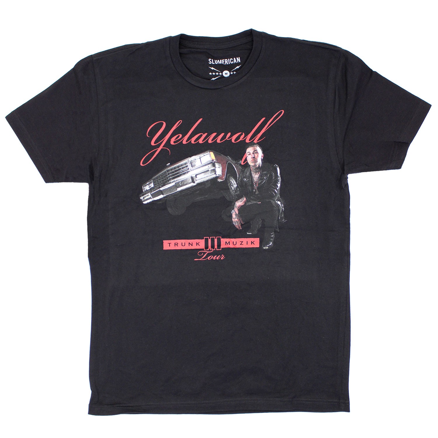 Men’s Yelawolf Chevy Tour Tee T-shirt Medium Black