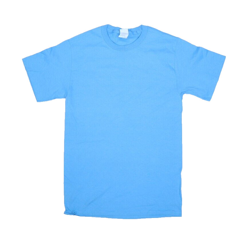 Port & Company Core Cotton Adult Blank Plain Aquatic Blue T-shirts Small 8 Pack