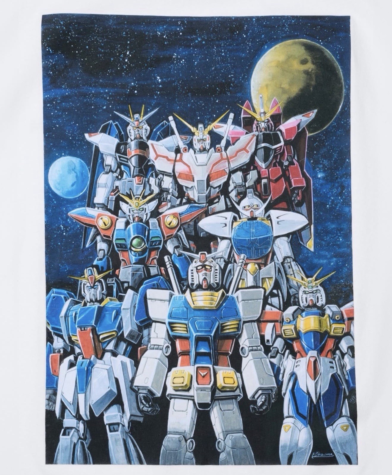 Mobile Suit Gundam 45th Anniversary Graphic T-shirts UNIQLO UT JAPAN 2025-Medium