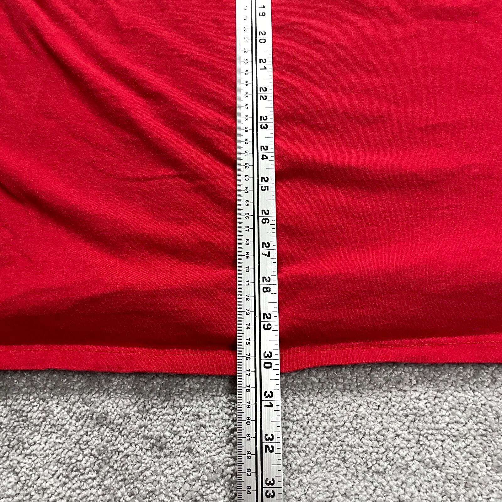 Gemrock Basic Tee T-Shirt Mens 3XL Red Crew Neck Short Sleeve Cotton Casual Top