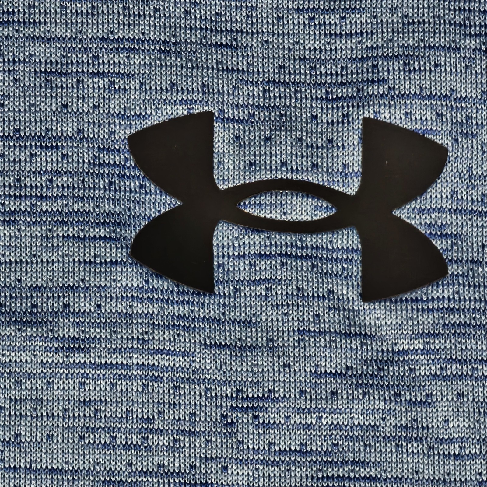 Under Armour T Shirt Men L Blue Loose Polyester Spandex Activewear
