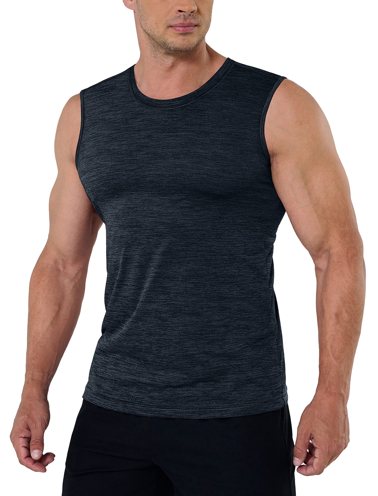 Men’s Tank Tops Sleeveless Quick Dry Gym Workout Muscle Shirts Bodybuilding Tops