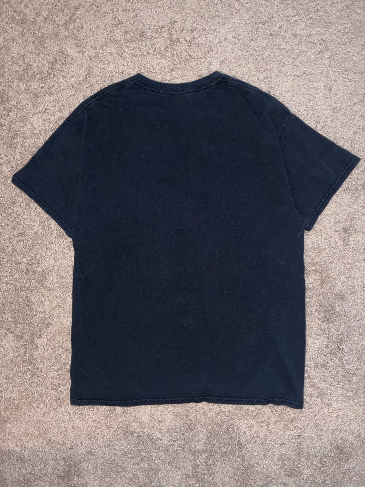 Y2K Nirvana Band T-shirt Ripped delta blue tag boxy medium fit