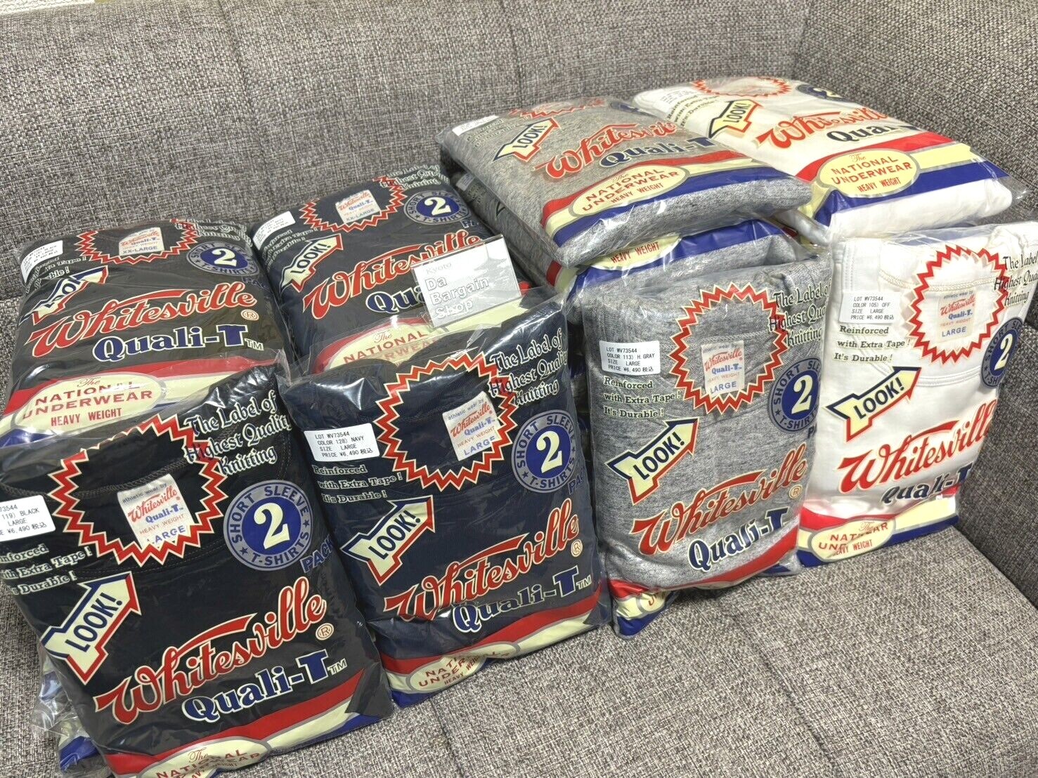 Bulk purchases great value‼【2-PACK】S-2XL WHITESVILLE T-SHIRT WV73544 Toyo acs
