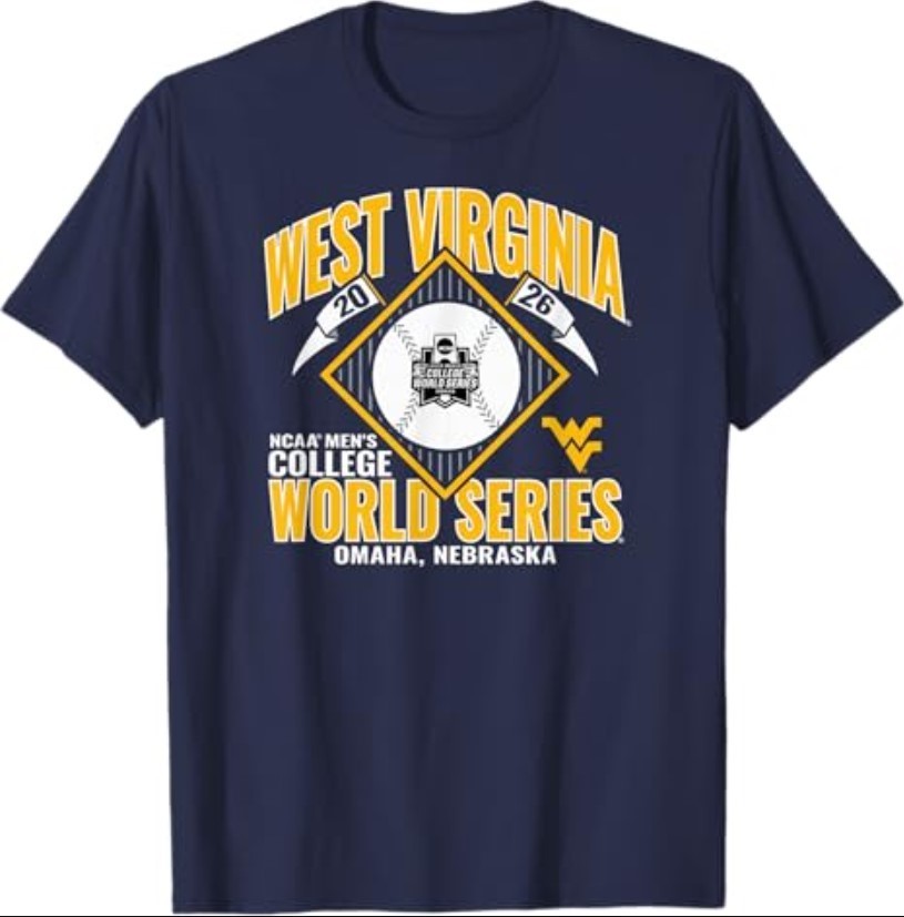 West Virginia Mountaineers College World Series 2026 CWS T-Shirt