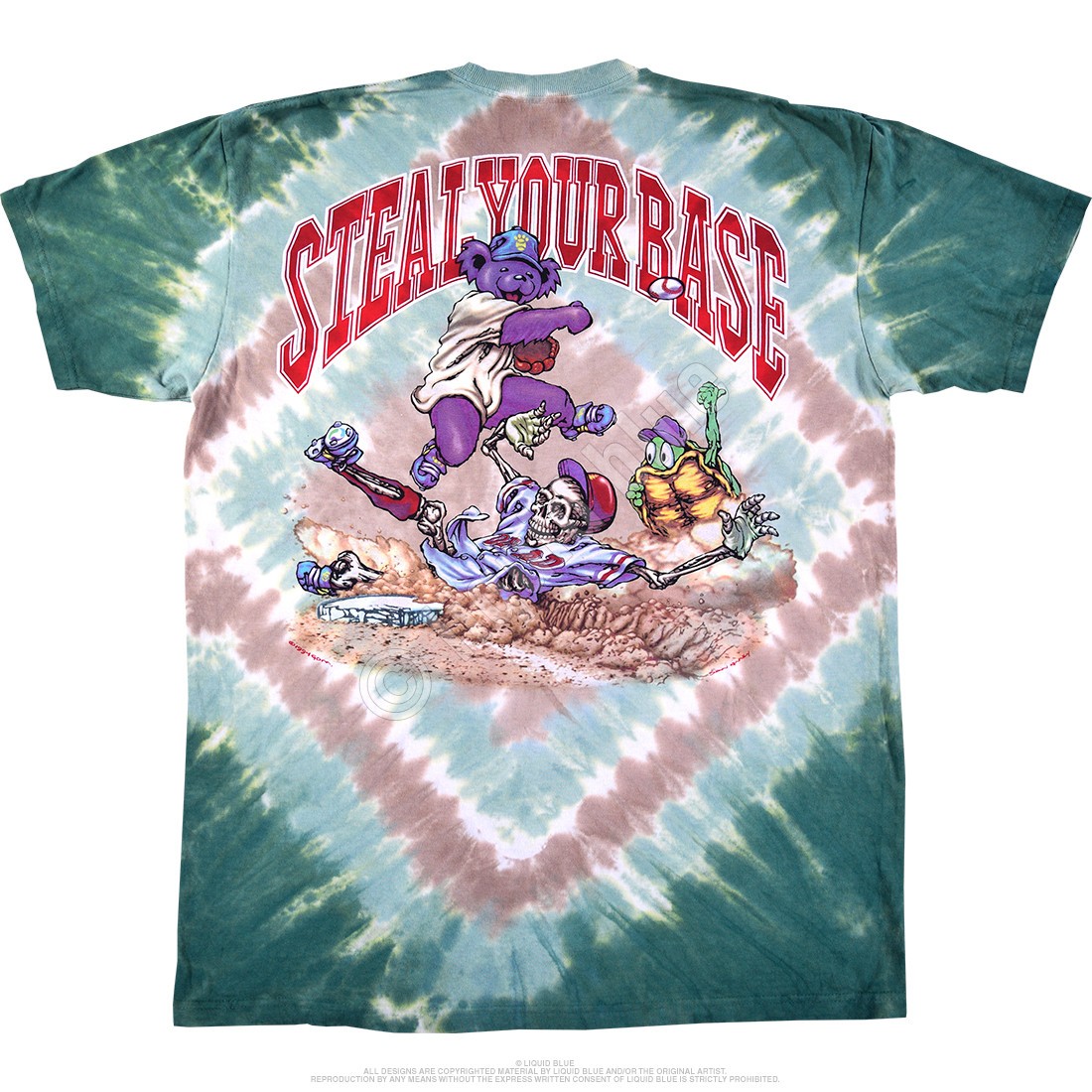 Grateful Dead Spring Training Tie-Dye T-Shirt Liquid Blue