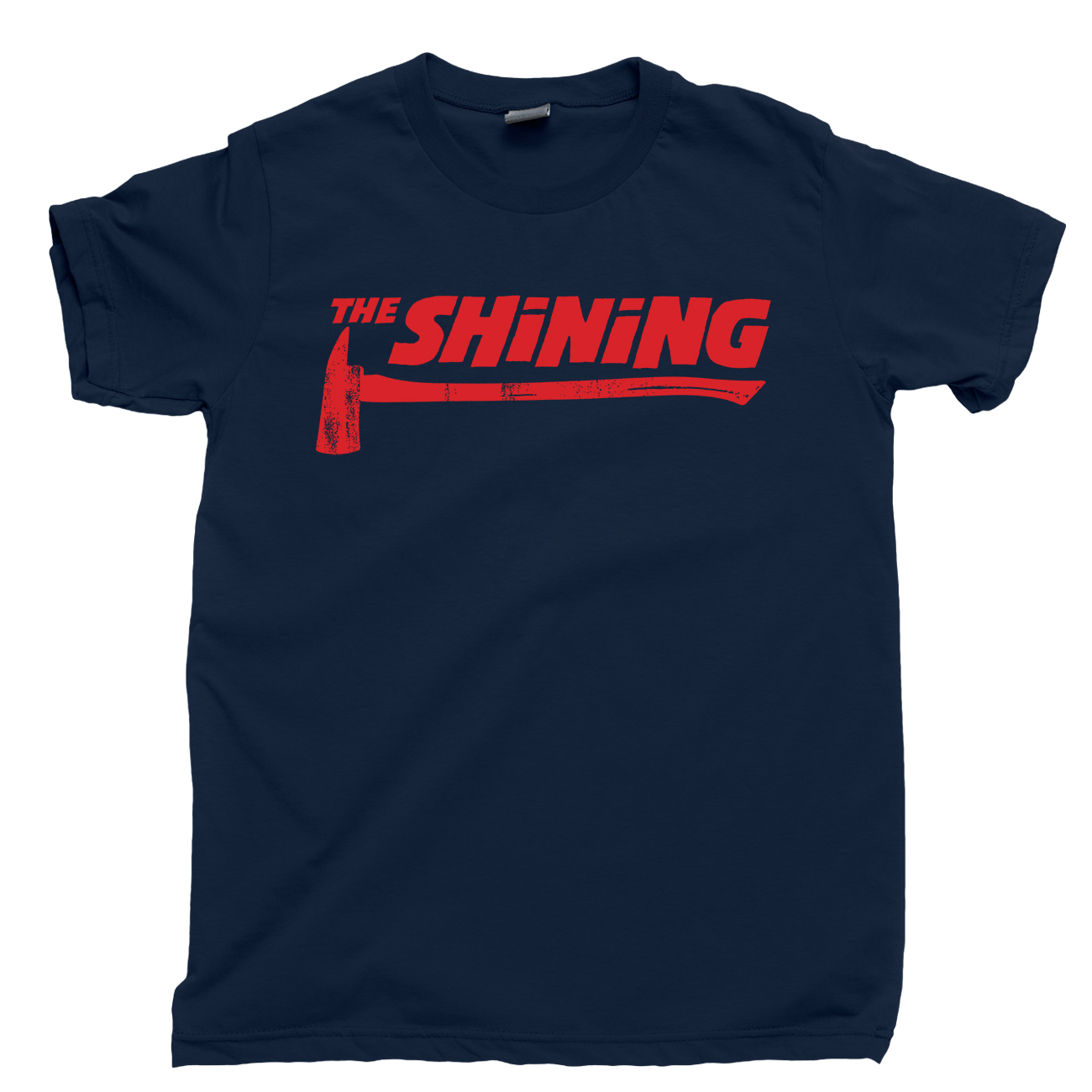 THE SHINING AXE T Shirt Stanley Kubrick Overlook Hotel Redrum Heres Johnny Tee