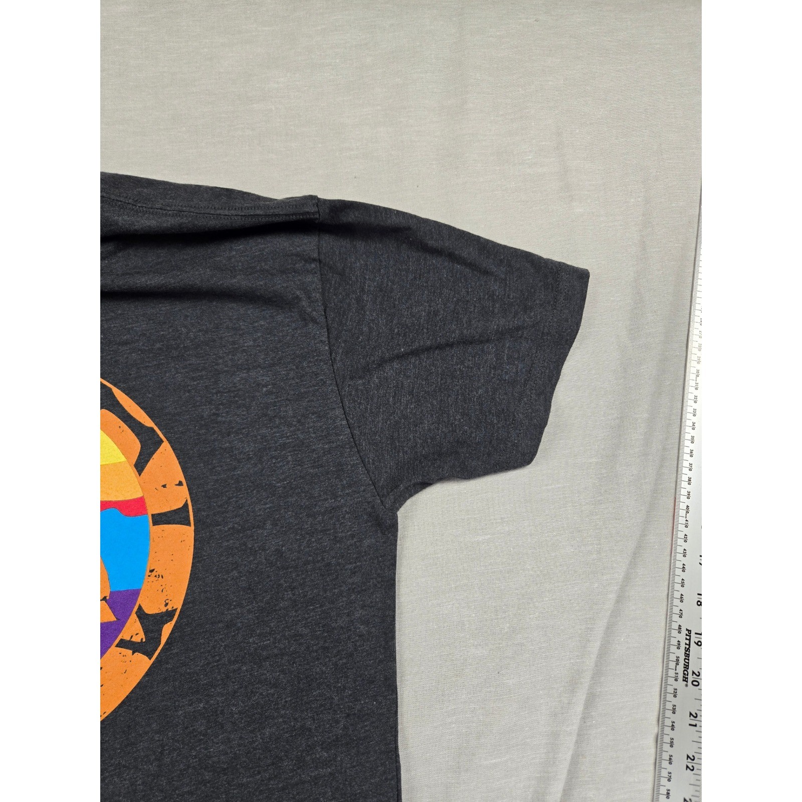 Next Level Arches Ultra Moab Utah Marathon Graphic T-Shirt XL Gray Mens