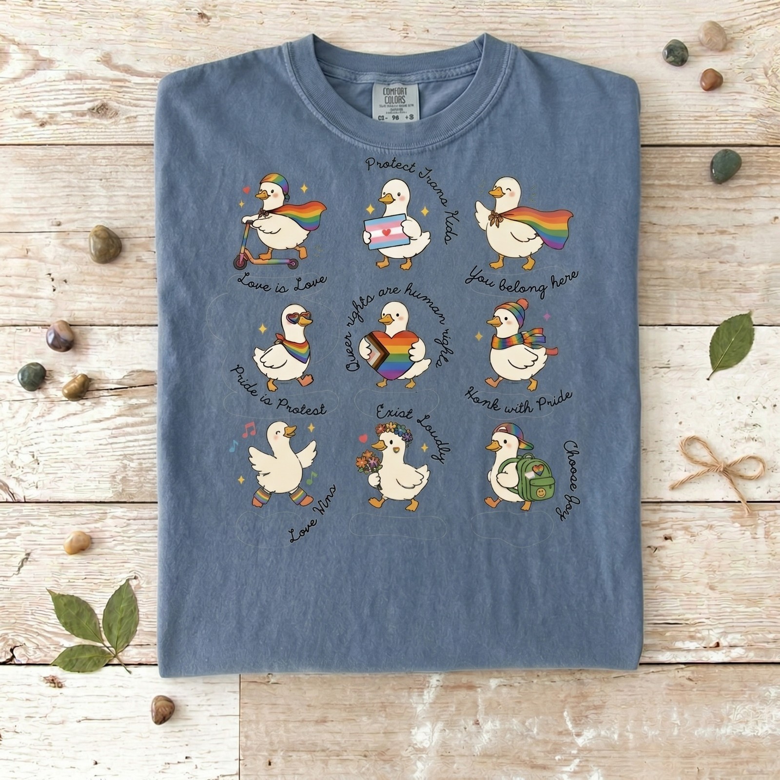 Silly Goose LGBTQ Subtle Message Pride Shirt, Proud Geese Ally shirt