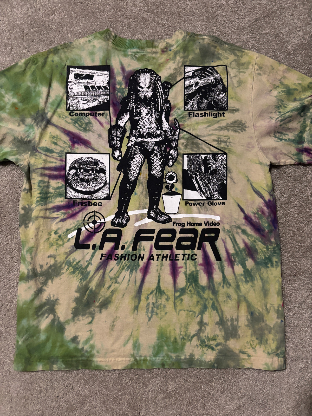Predator 2 Movie Shirt Size XL Danny Glover Gary Busey Arnold Schwarzenegger