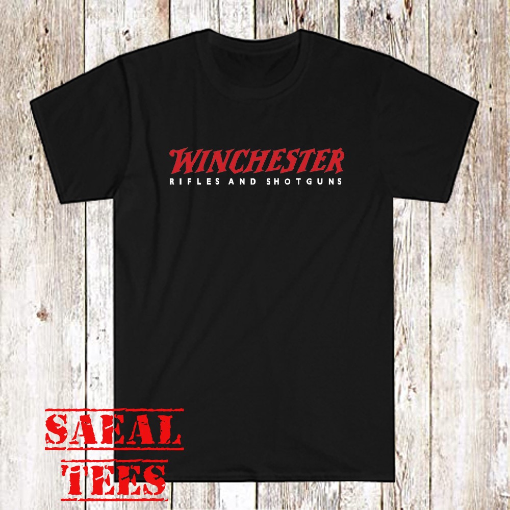 Winchester Legendary Guns Firearms Men’s Black Size S-5XL