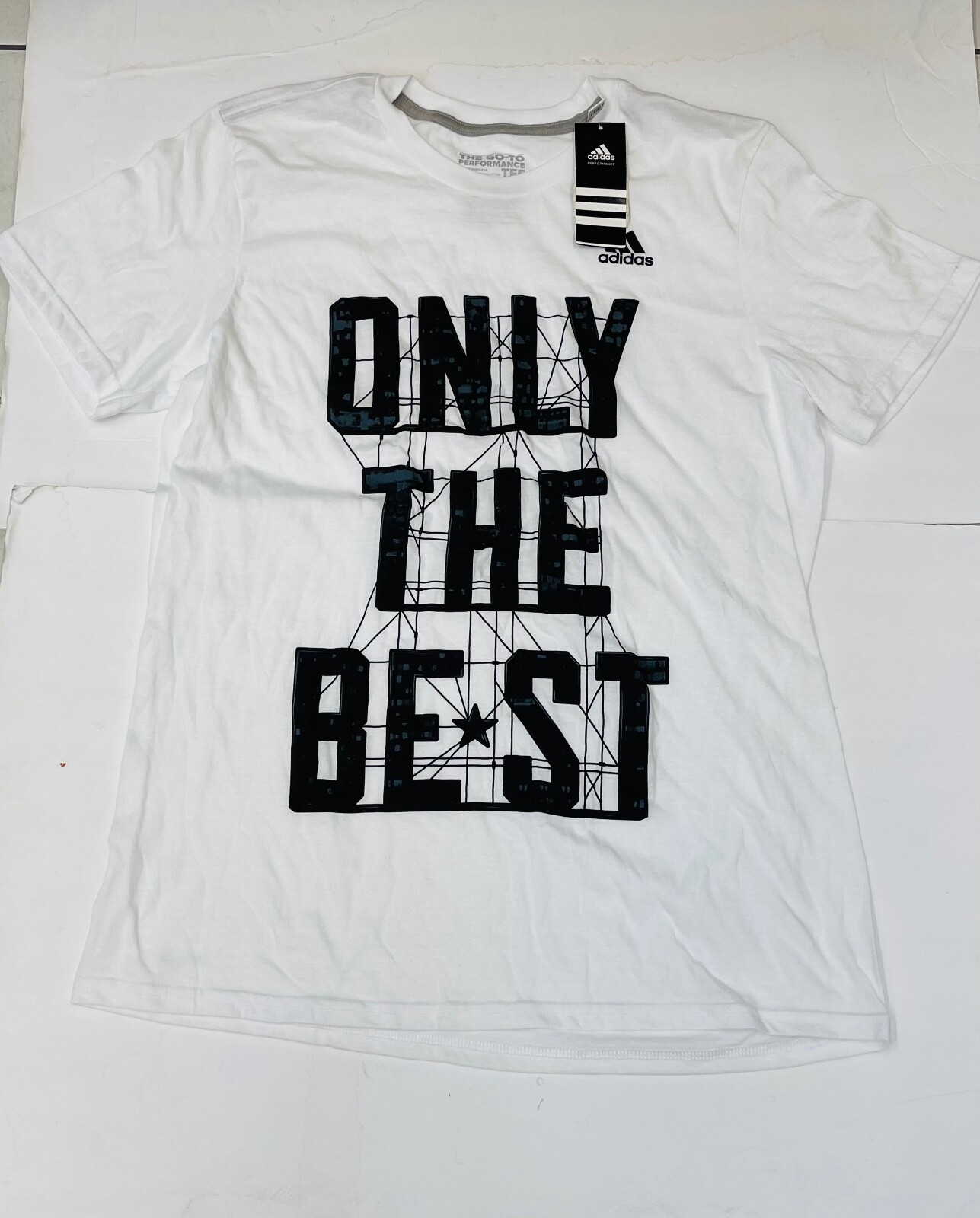 Mens Adidas The Go To Performance Tee t-Shirt-Size large NWT “only the best”
