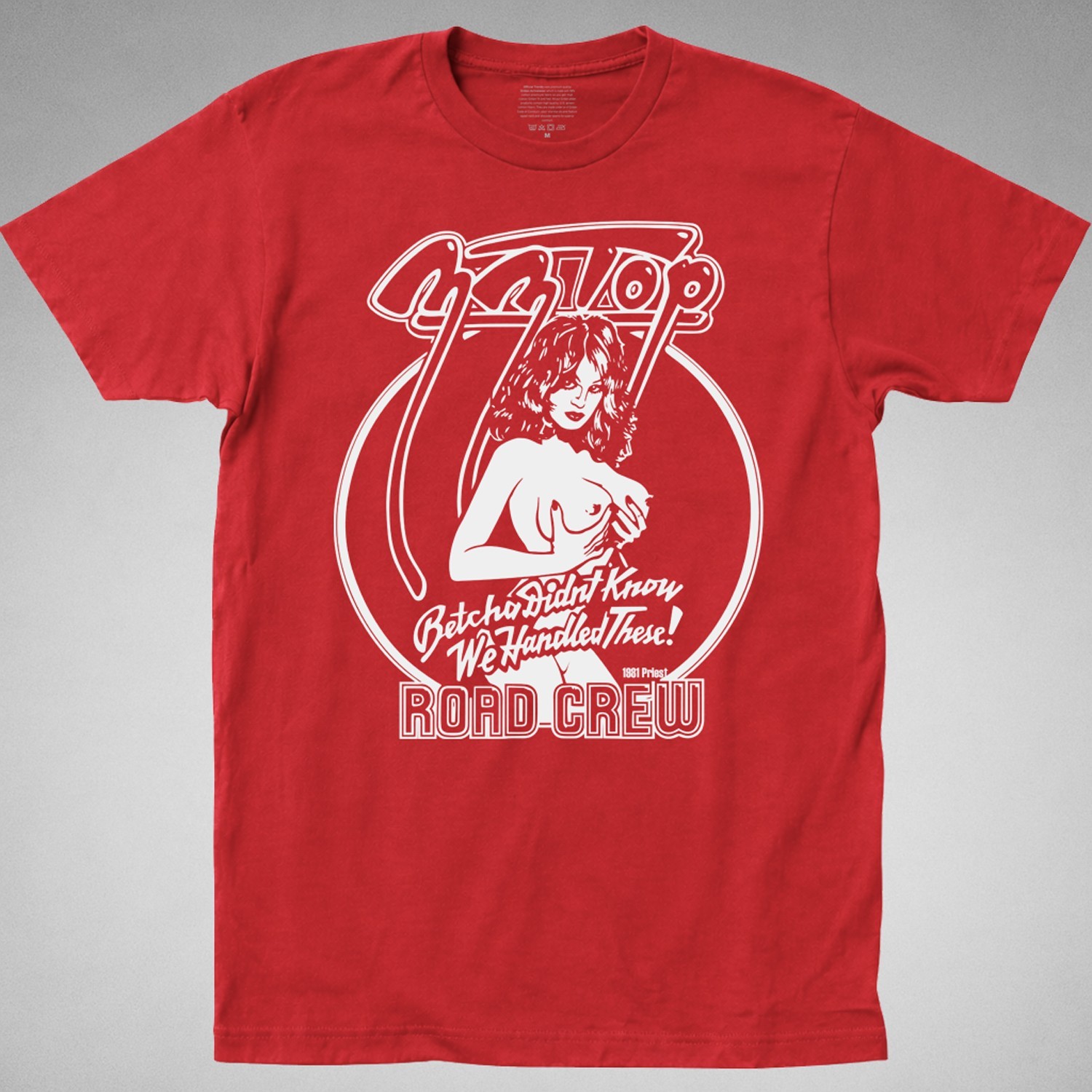 ZZ Top ROAD CREW T-SHIRT Band Tee tour Classic rock handled these 81 70s 80s