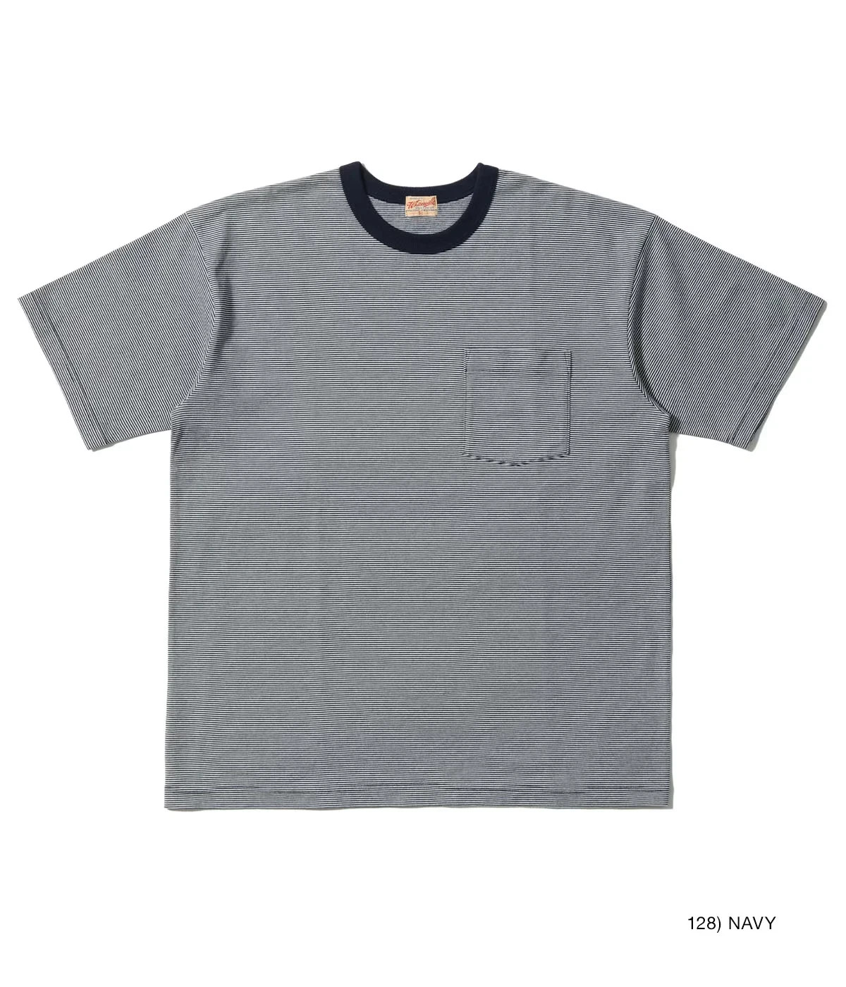 WHITESVILLE Lot No. WV79679 WHITESVILLE 30/2 FINE-LINED BORDER T-SHIRT Japan New