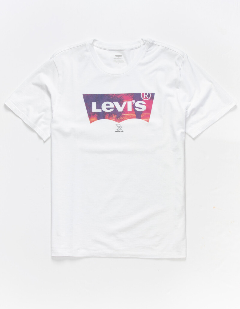 NWT Levi’s Graphic Palm Fill Crewneck Tee Men’s M, L, XL, XXL