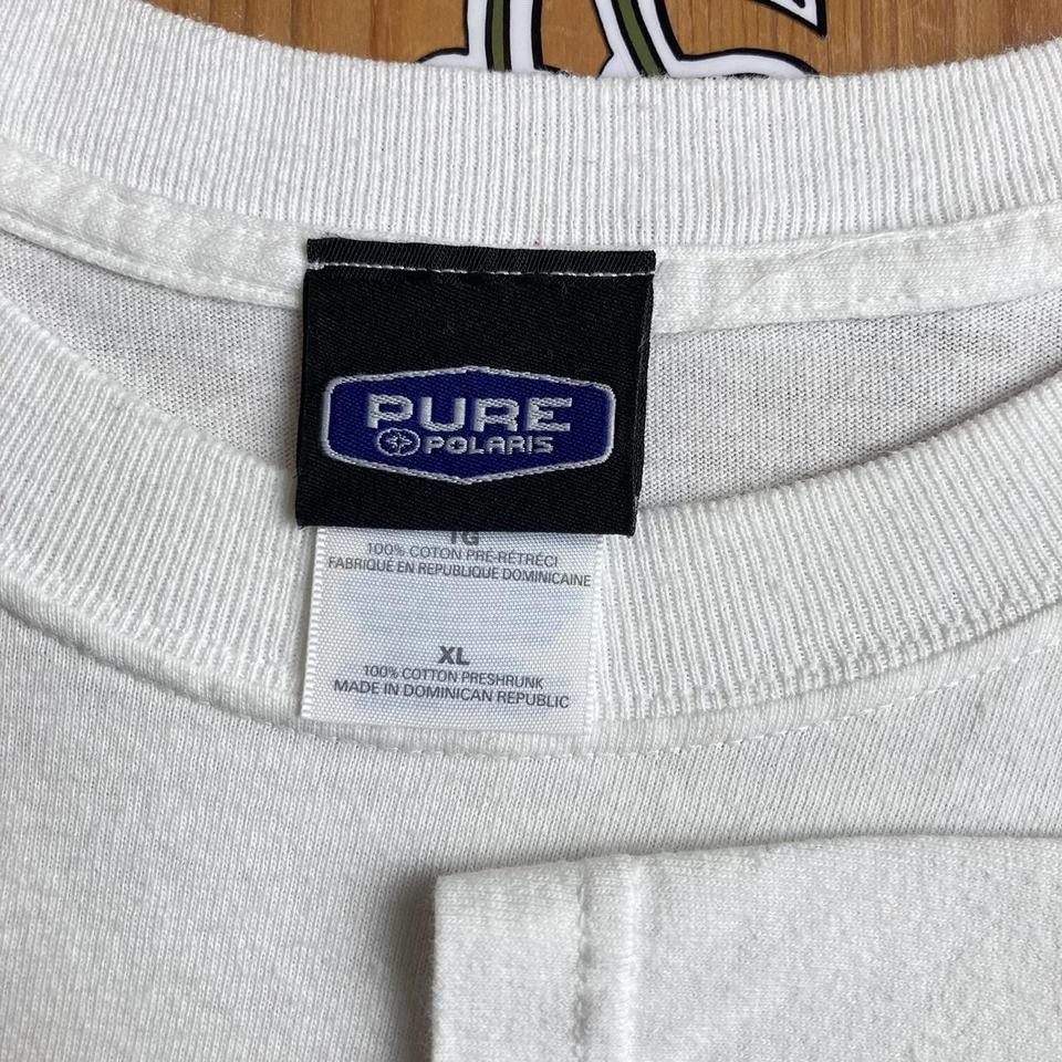 Vintage 00s Polaris Sportsman 700 Twin Car Promo White T-shirt | Size Mens XL