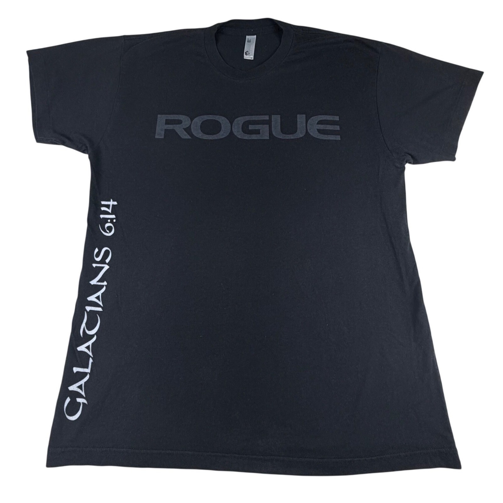 Rogue Fitness Galatians 6:14 T-Shirt Medium (American Apparel) Rare Limited