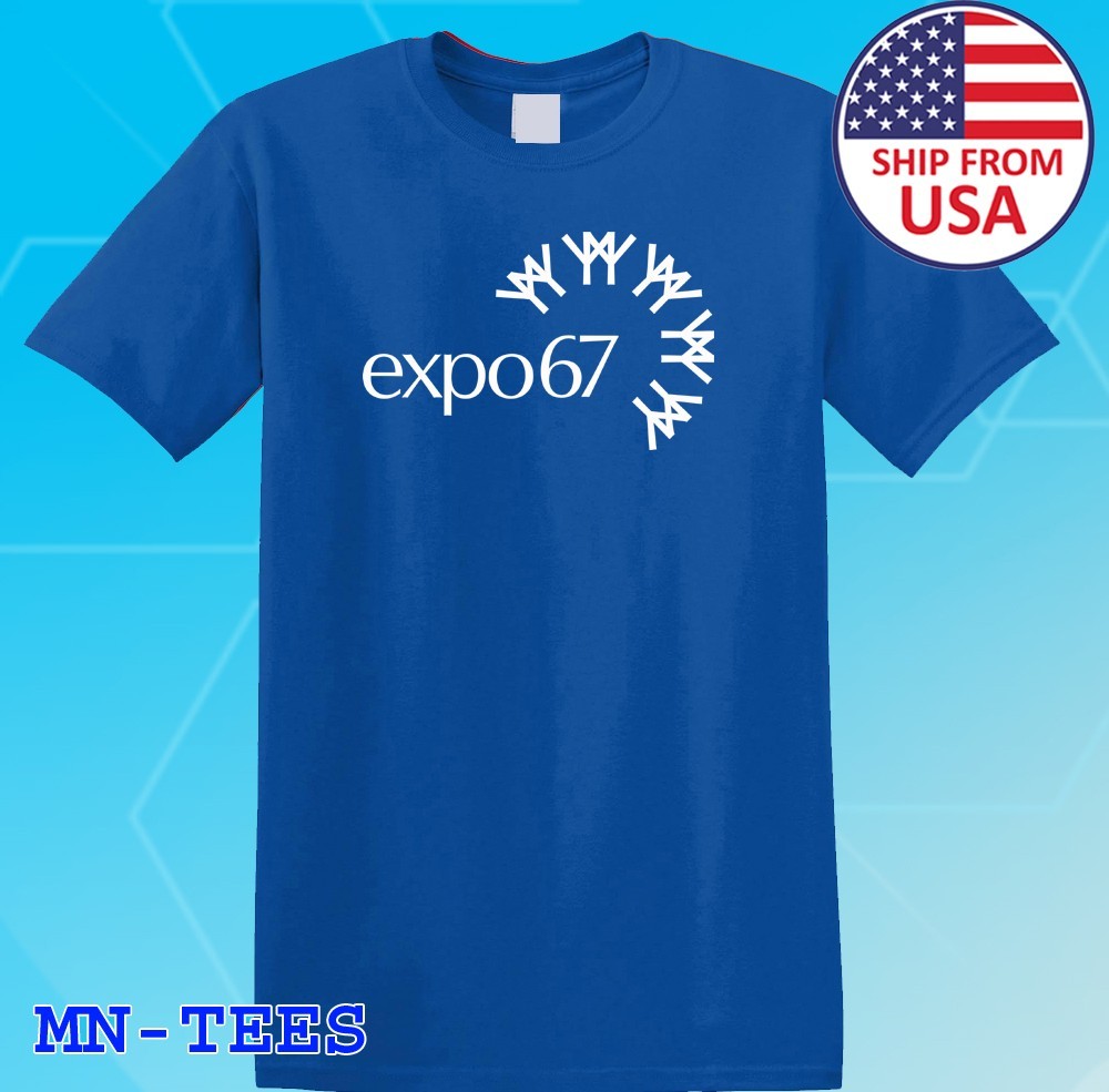 Expo 67 Montreal 1967 Blue Size S-5XL