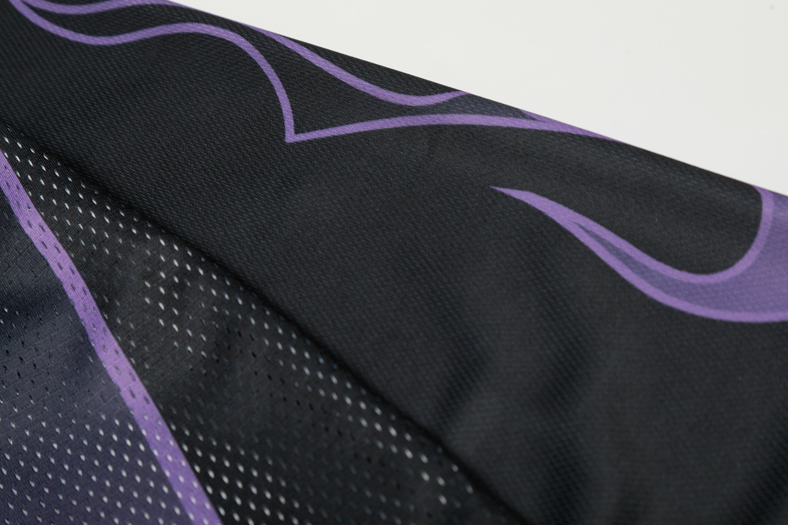 Hellstar 09 Purple Jersey Graphic Print Longsleeve Black/White Pattern