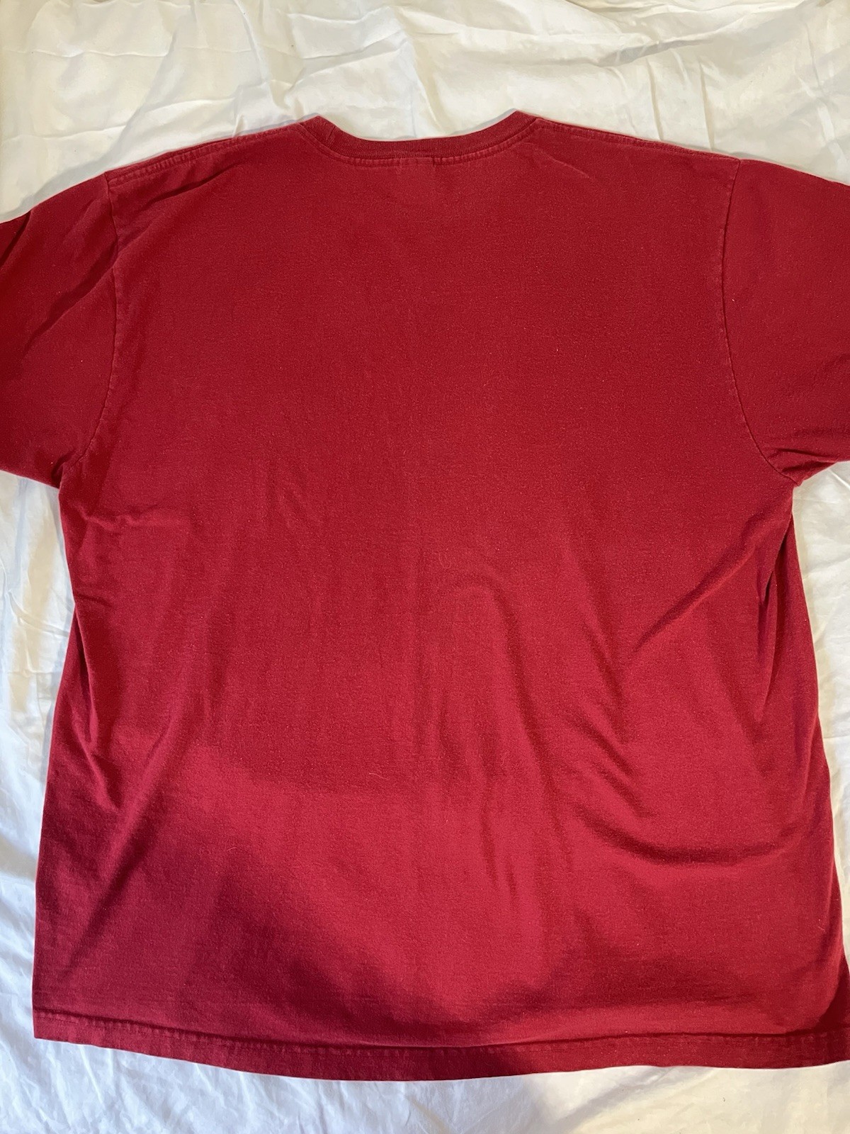 Y2K Old Navy Red Logo Graphic Print Men’s Crew Neck Short Sleeve T-Shirt XL