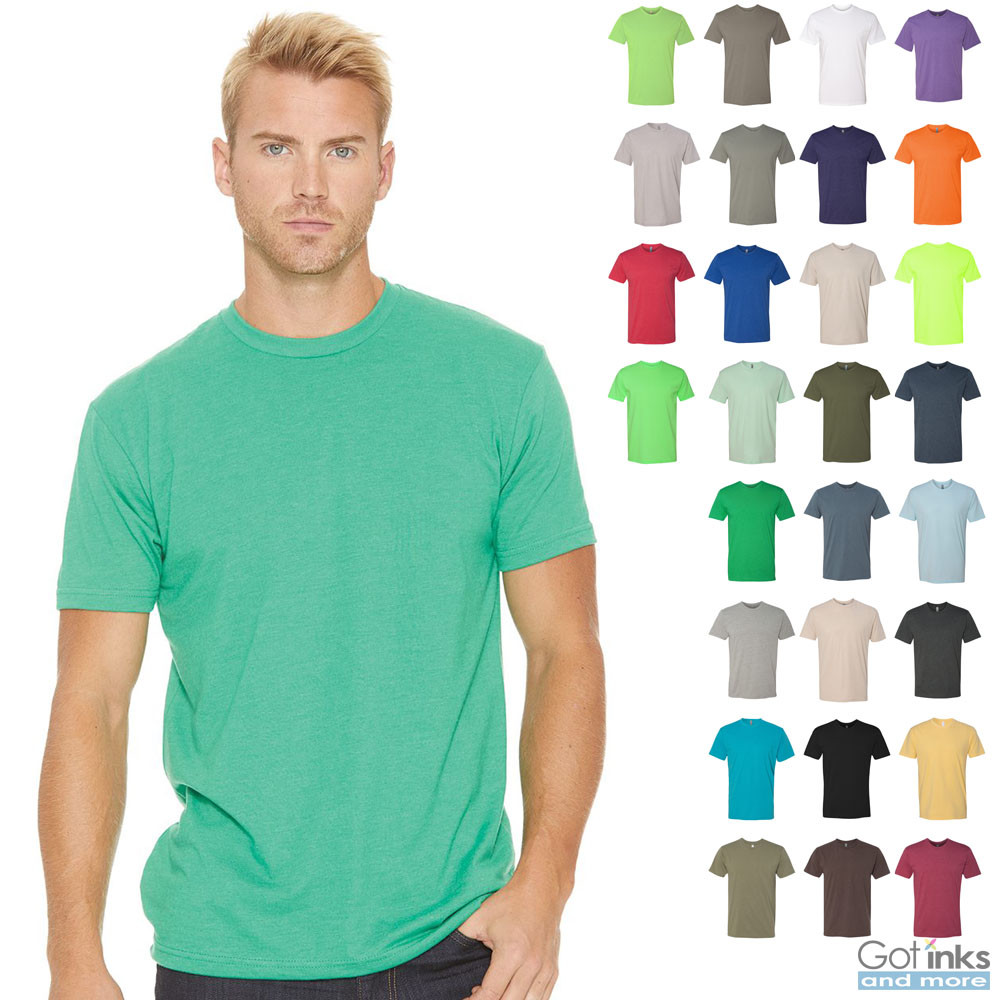 Next Level Premium Fitted CVC Crew T-Shirt Soft Tee Athletic Fit Unisex 6210