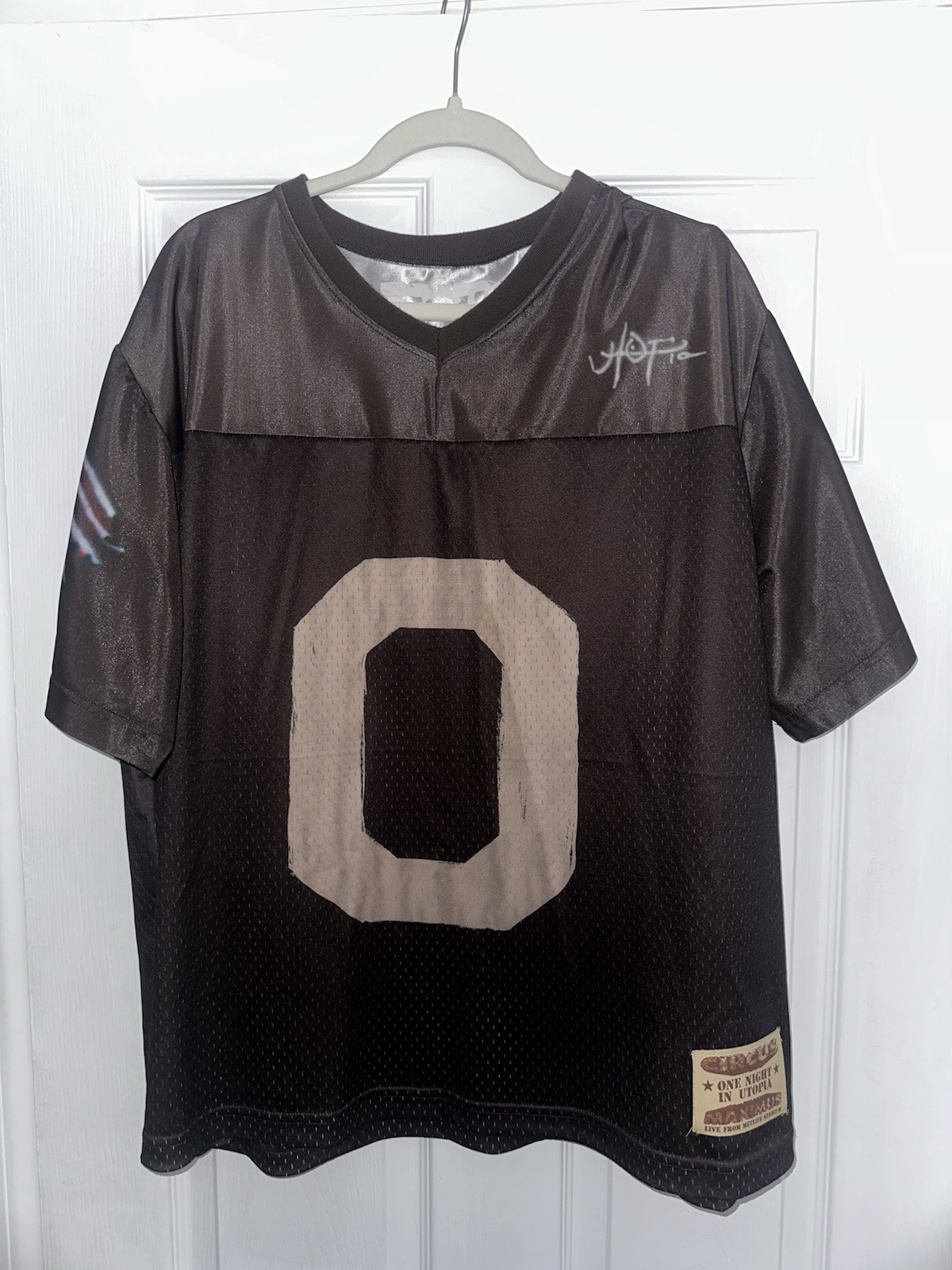 Travis Scott MetLife One Night in Utopia Football Jersey Size Large