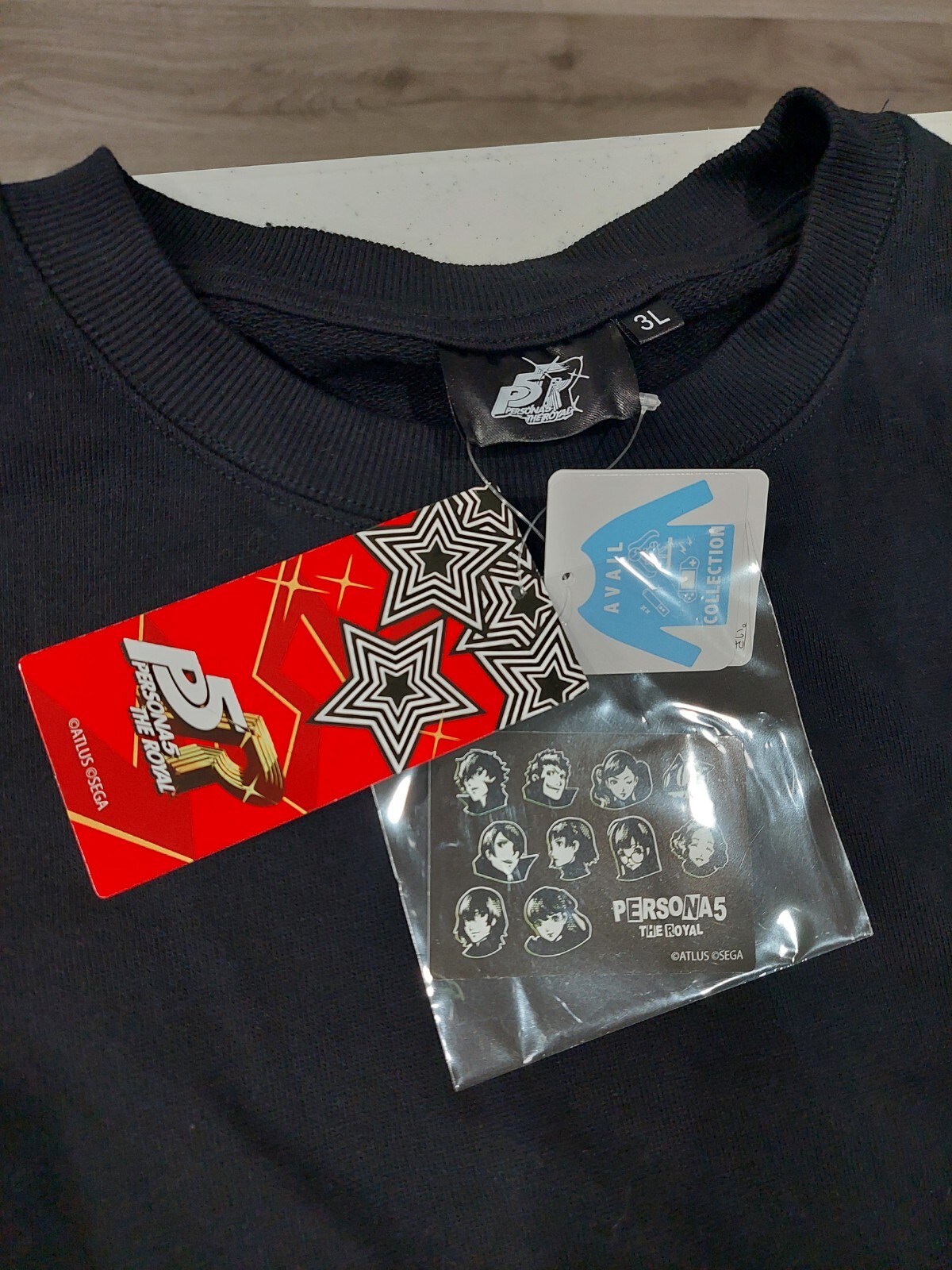 NEW Atlus Persona 5 The Royal Japanese Imported T-Shirt Size 3L Sweater RARE NWT