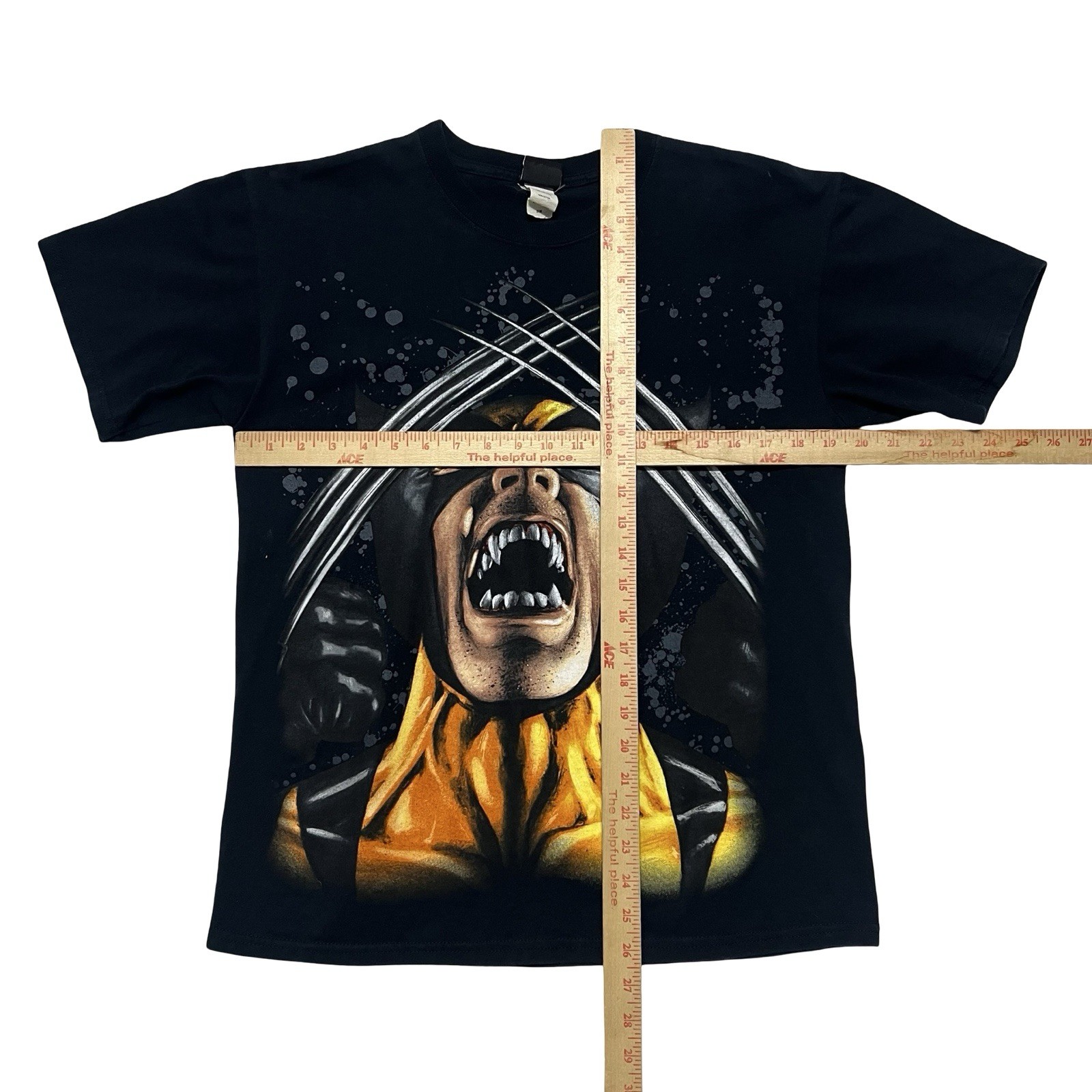 Marvel Mad Engine Wolverine T Shirt Sz M Black X-Men Graphic Tee Vintage 2000’s