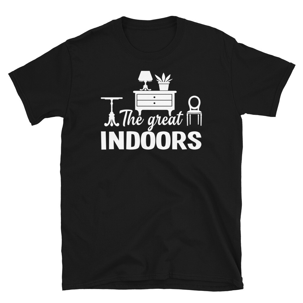 The Great Indoors Staycation Introvert Isolation Short-Sleeve Unisex T-Shirt